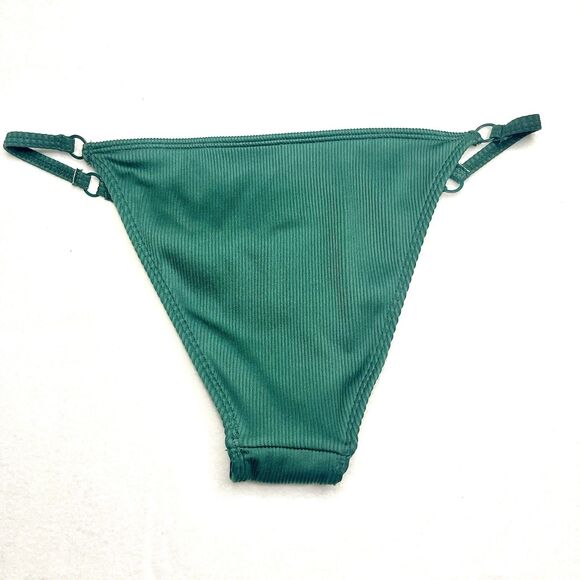 L.A. Hearts by PacSun Green Ribbed Bikini Bottom – Size S - Picture 2 of 4